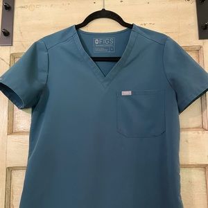 Figs Carribean Blue scrub set